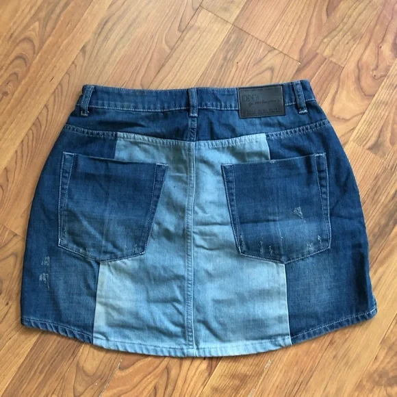 NWOT OneTeaspoon Sea Monster denim mini skirt - Picture 2 of 3